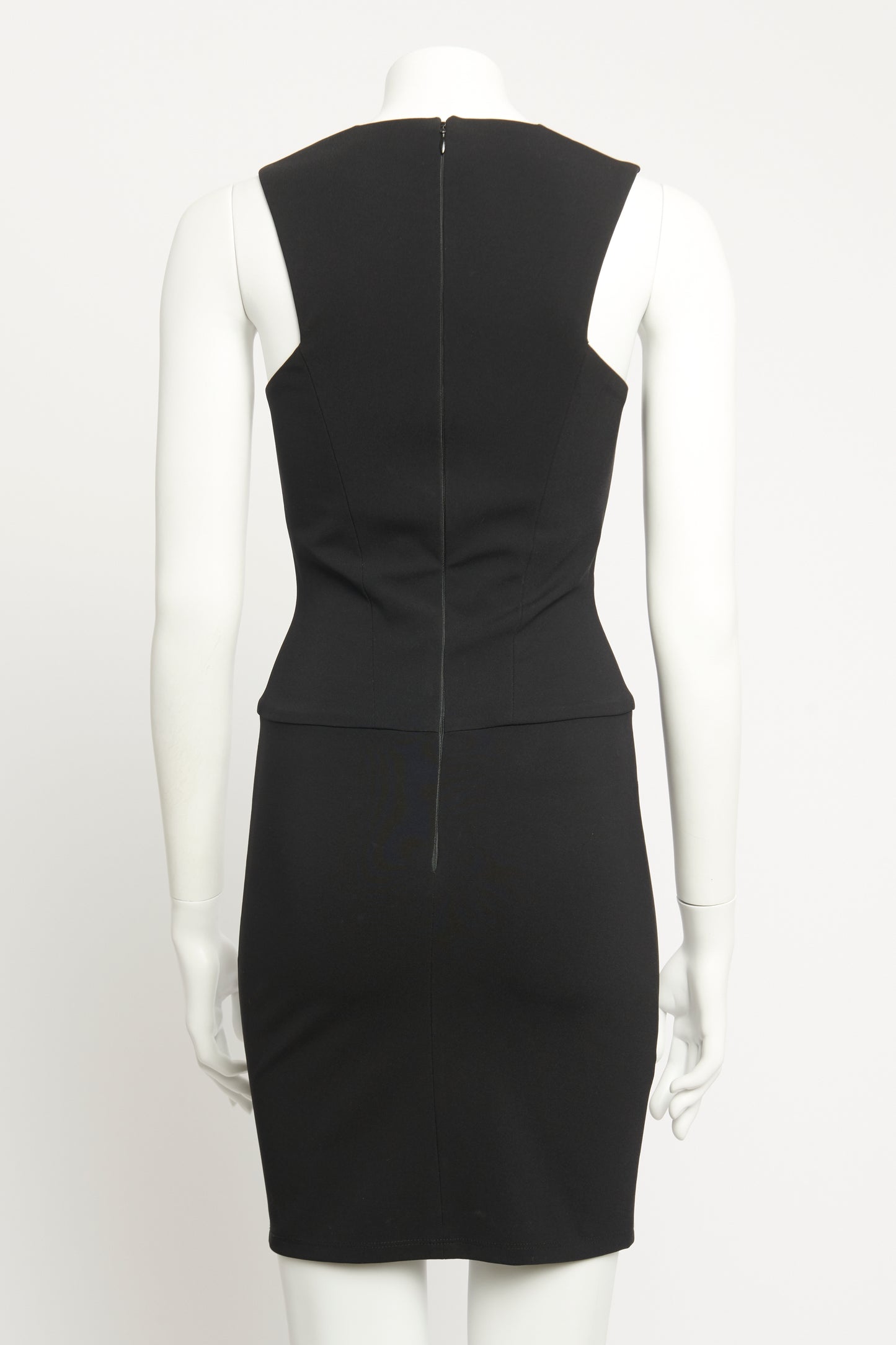 Black Stretch Preowned Mini Dress