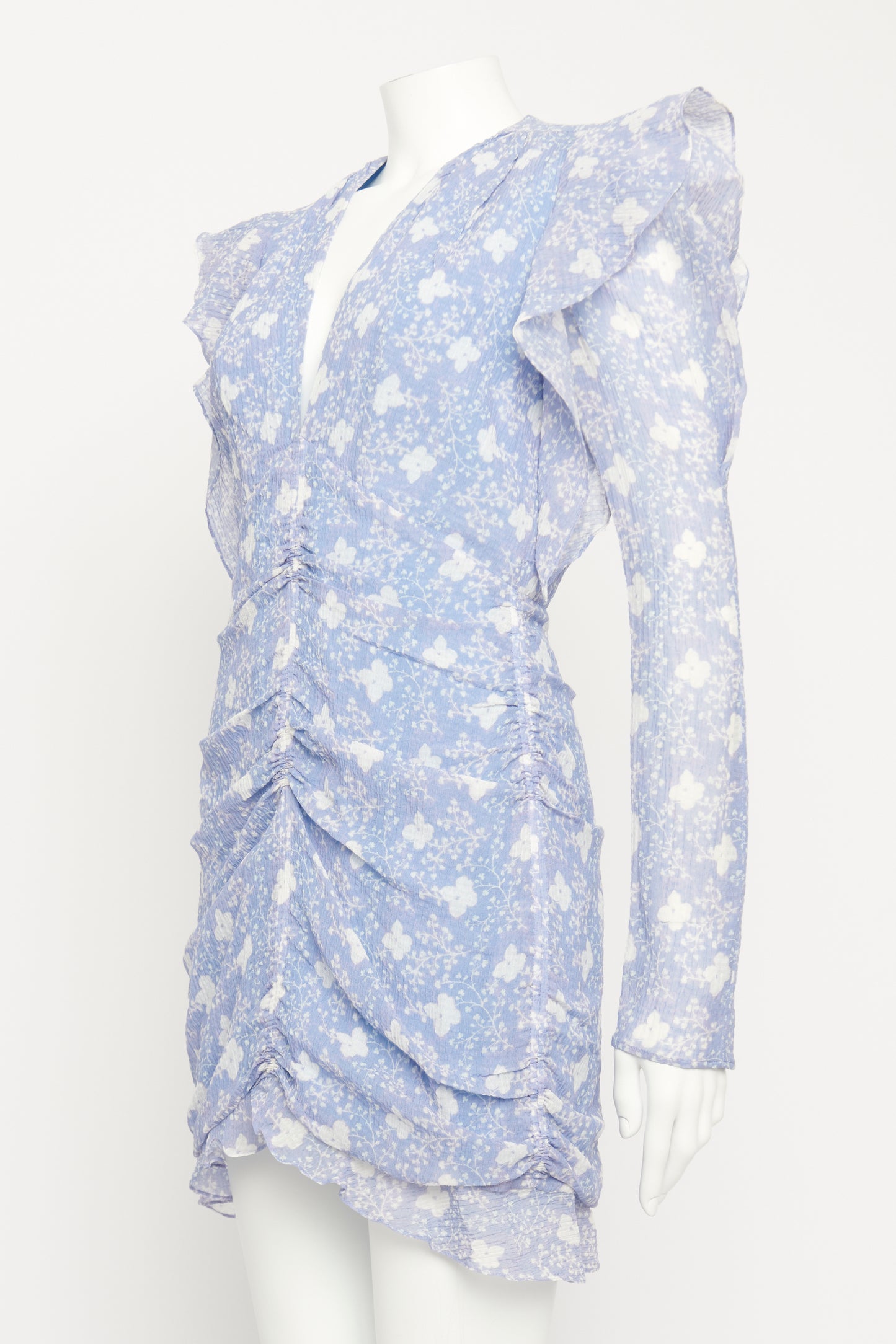 Etya Floral-print Cotton And Silk-blend Preowned Dress