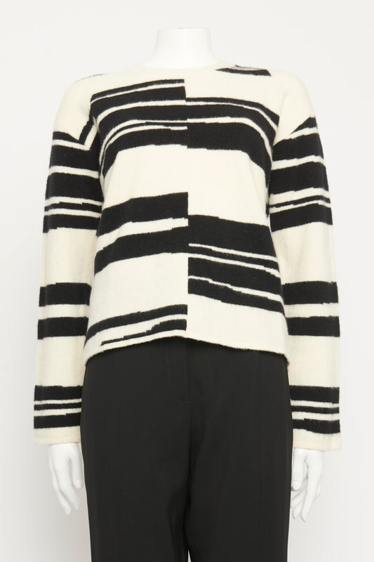 Cashmere Blend Monochrome Preowned Knit