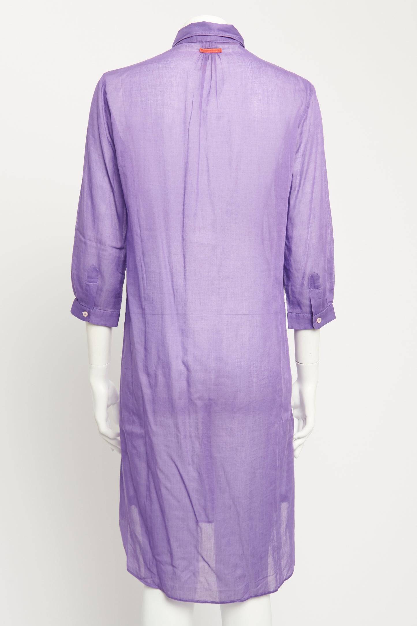 2008 Linen Violet Preowned Shirt Dress