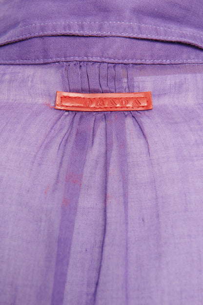 2008 Linen Violet Preowned Shirt Dress