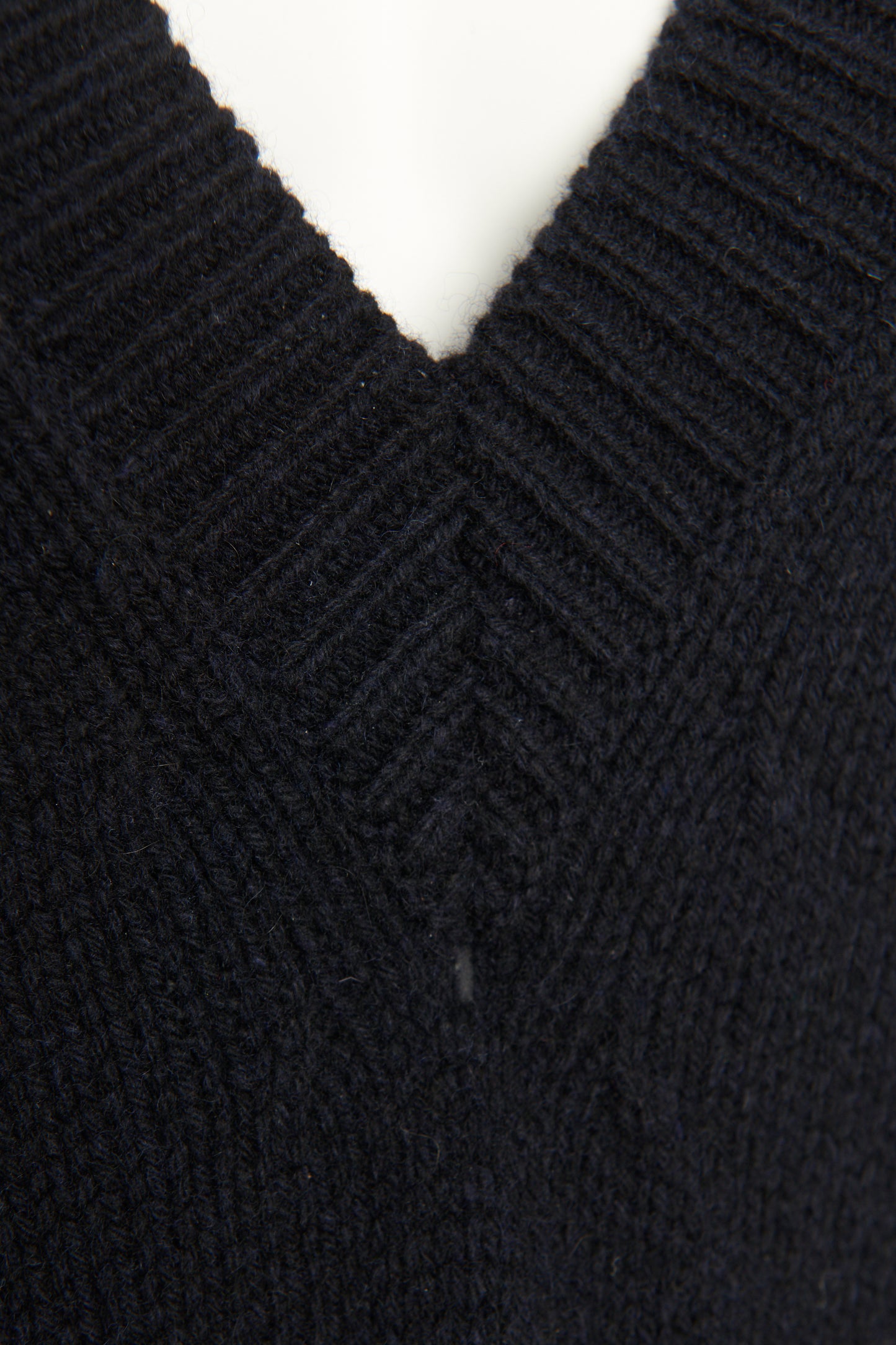 Navy Cashmere Blend Knit Preowned Jumper Dress