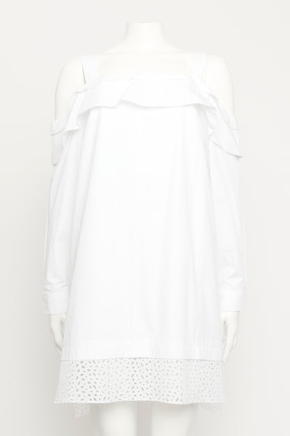 Cotton Broderie Anglaise Preowned Dress