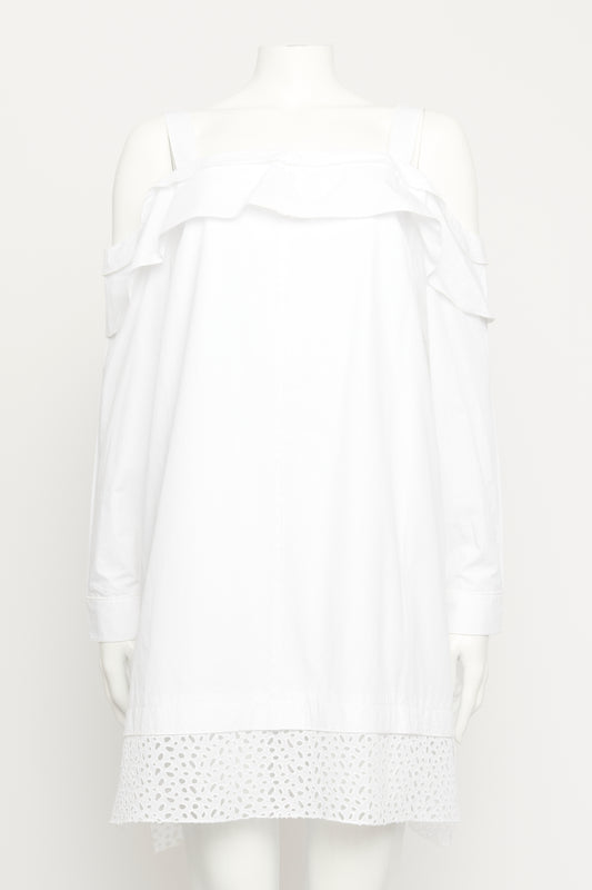 Cotton Broderie Anglaise Preowned Dress