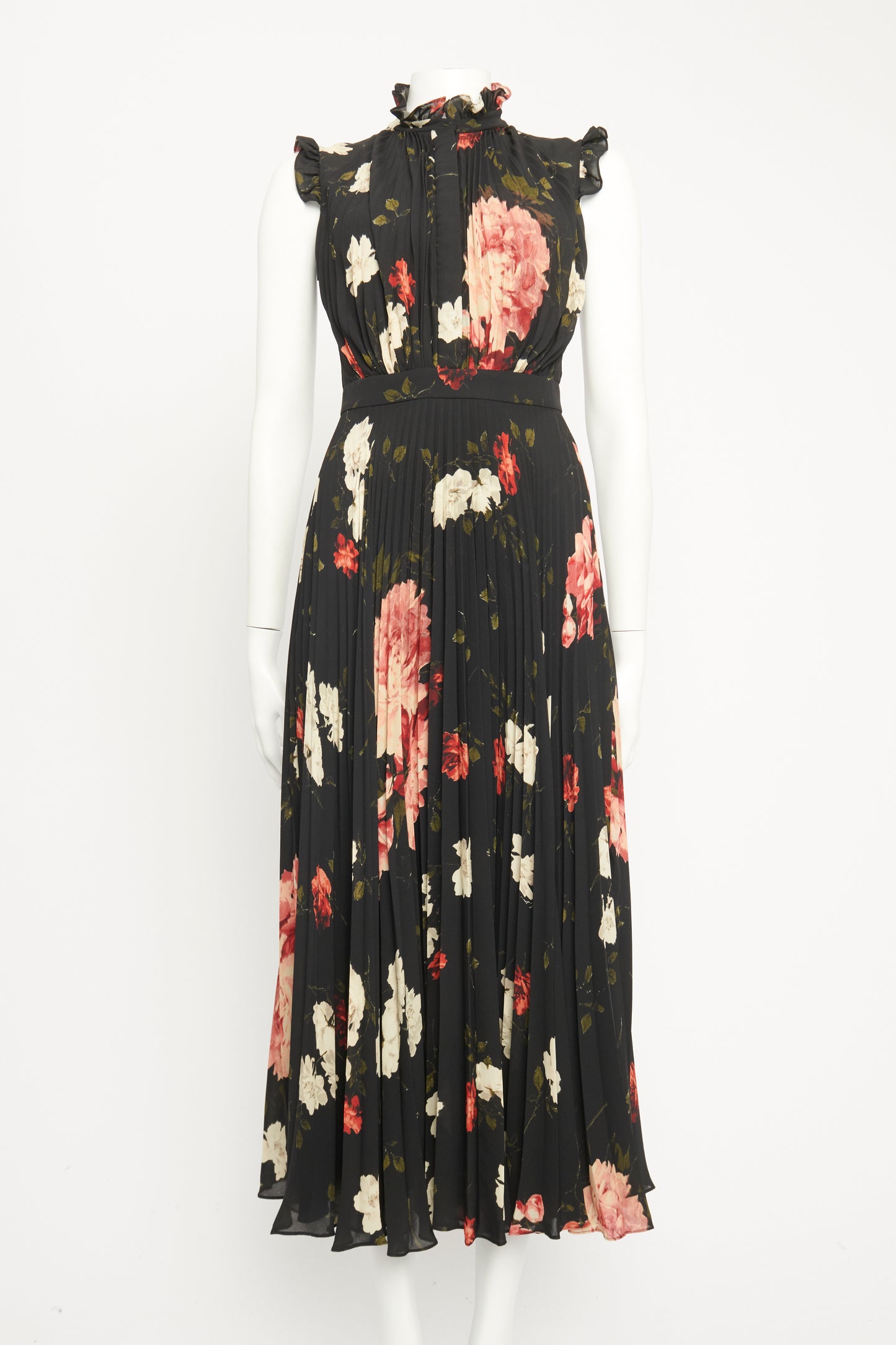 Roisin Black Floral Preowned Dress