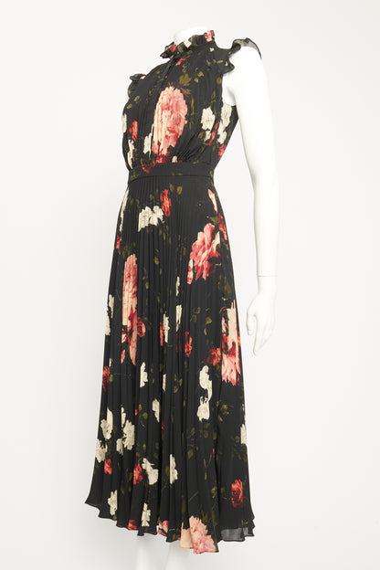 Roisin Black Floral Preowned Dress