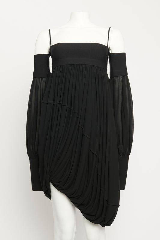 2017 Phoebe Philo Era Preowned Draped Bustier Dress