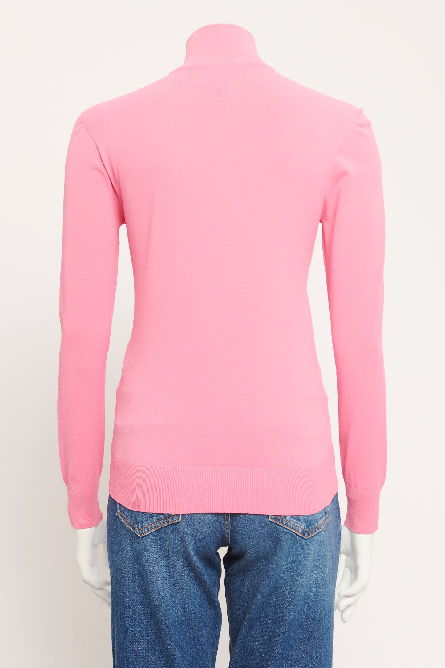 2020 Pink Stretch Knit Preowned Roll Neck