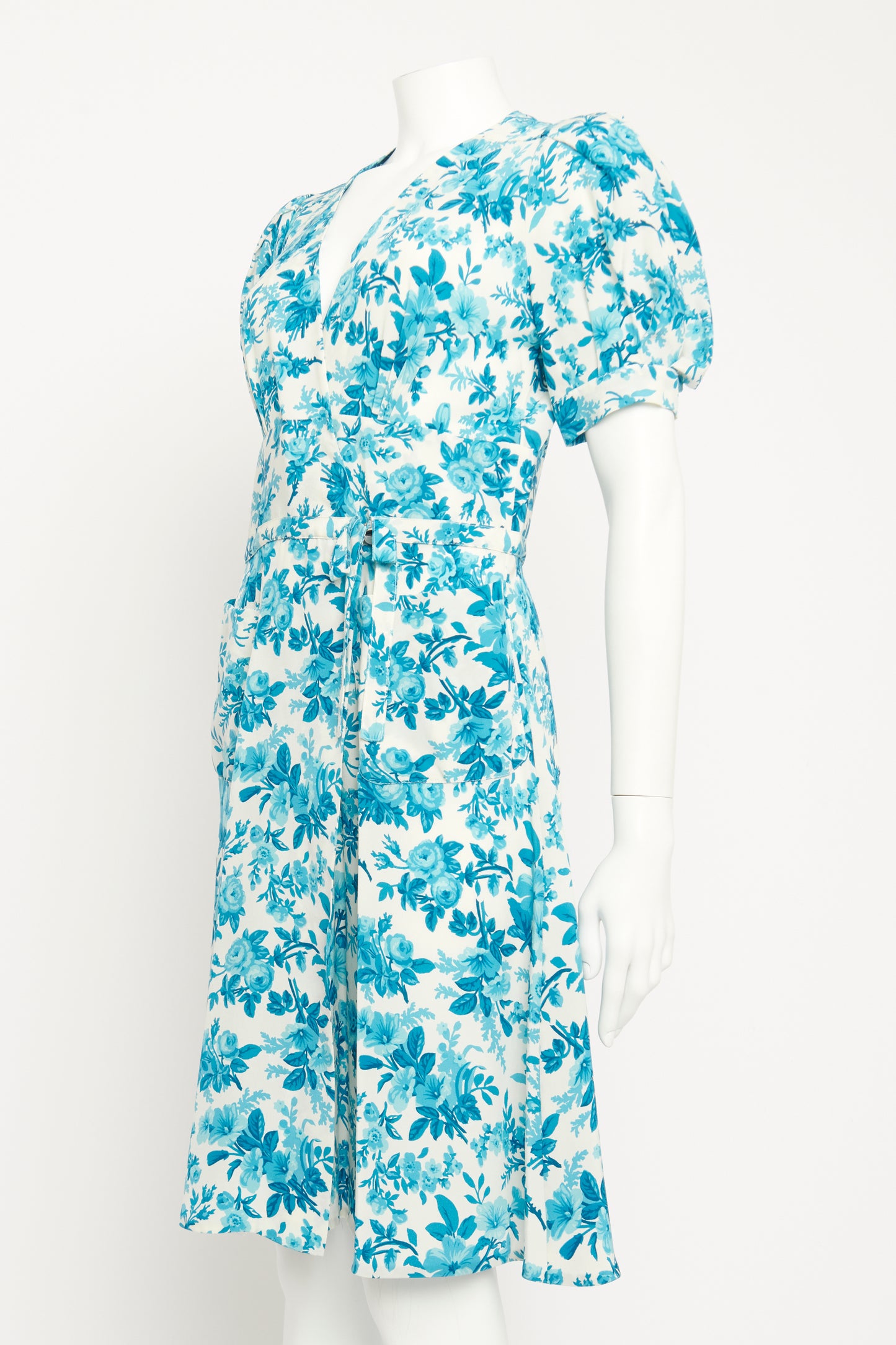 Cotton Floral 1950’s Reissue Preowned Garden Dress