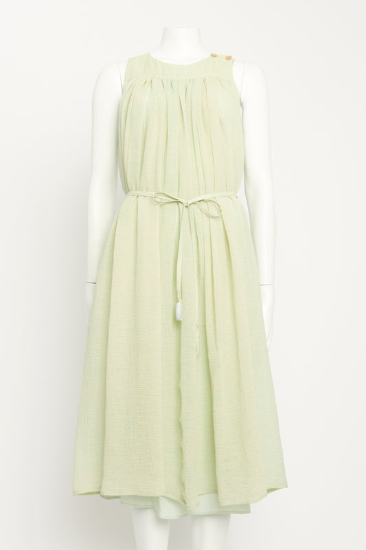 Paulas Ibiza Crepe Sage Preowned Dress