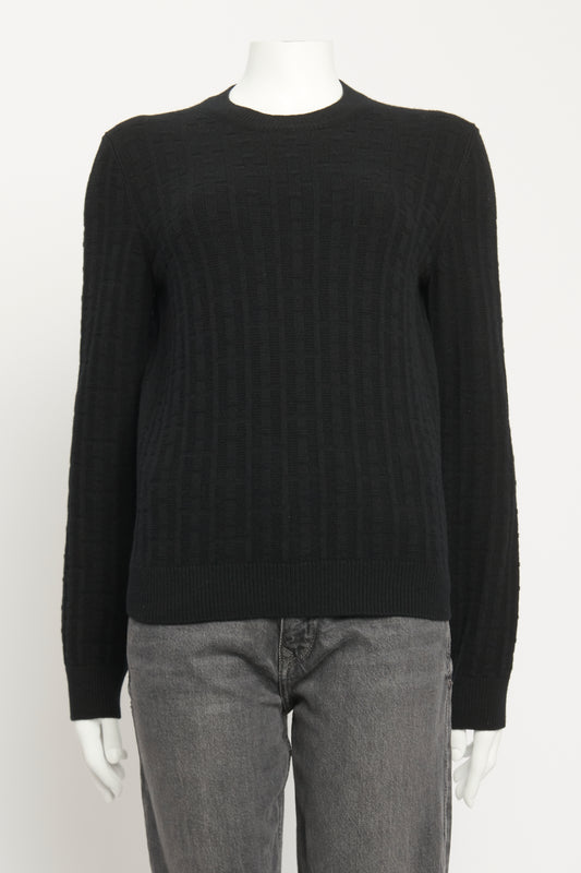 Black Wool Softer Wear Preowned Jumper