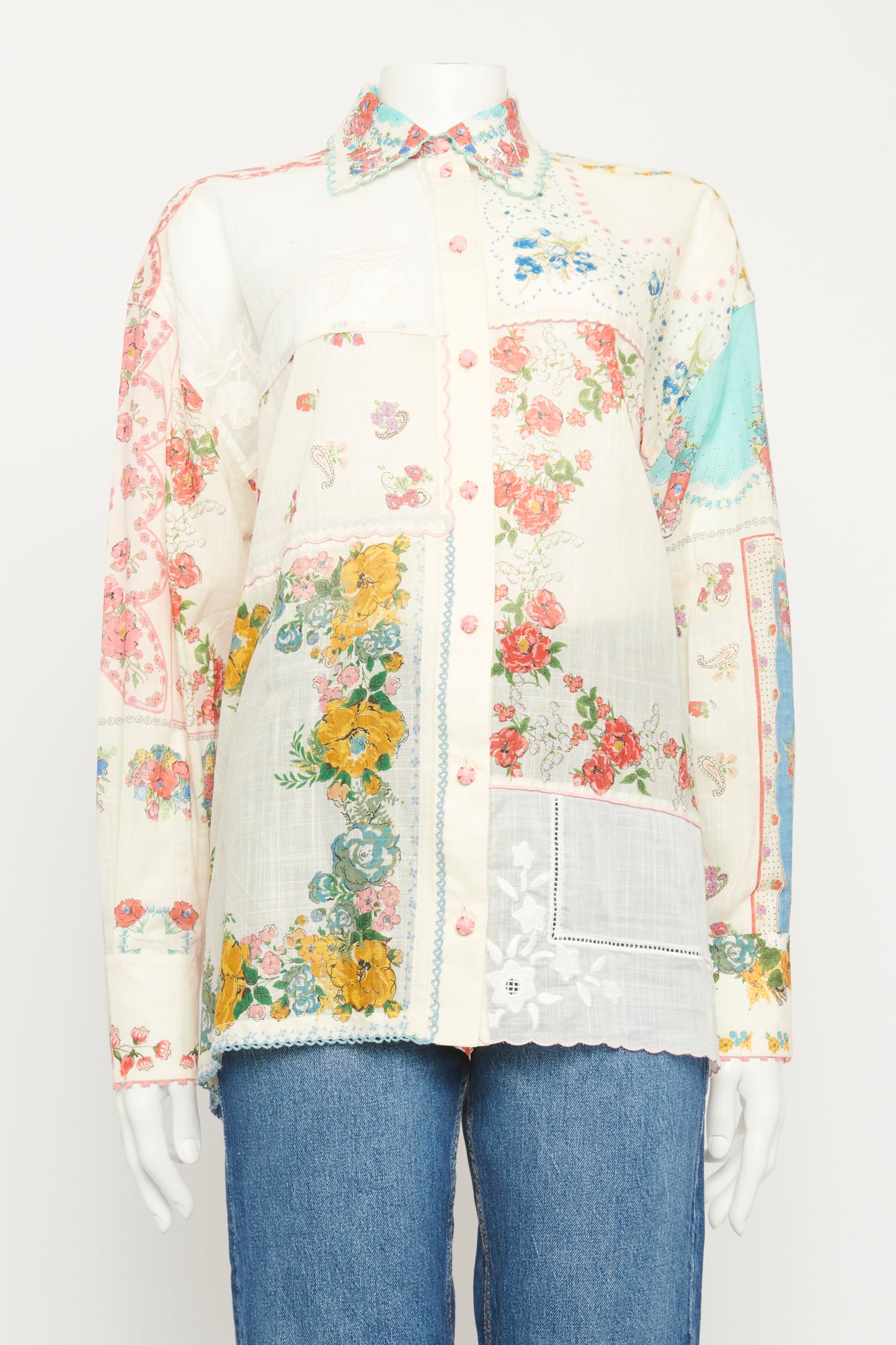 2023 Clover Patchwork Preowned Shirt