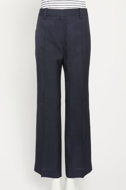 Navy Straight leg Preowned Trousers