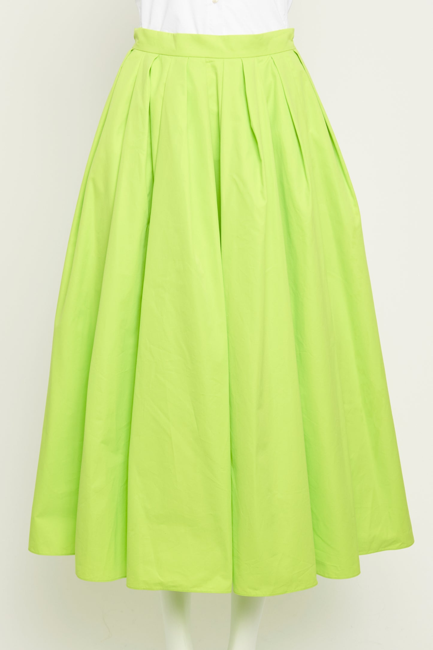 Lime Mid Length Preowned Skirt