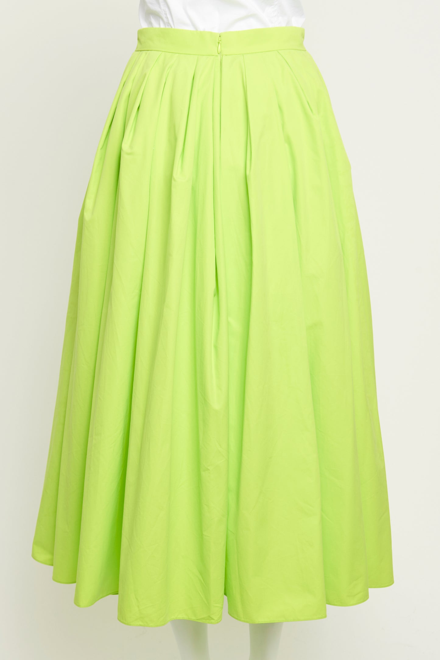 Lime Mid Length Preowned Skirt