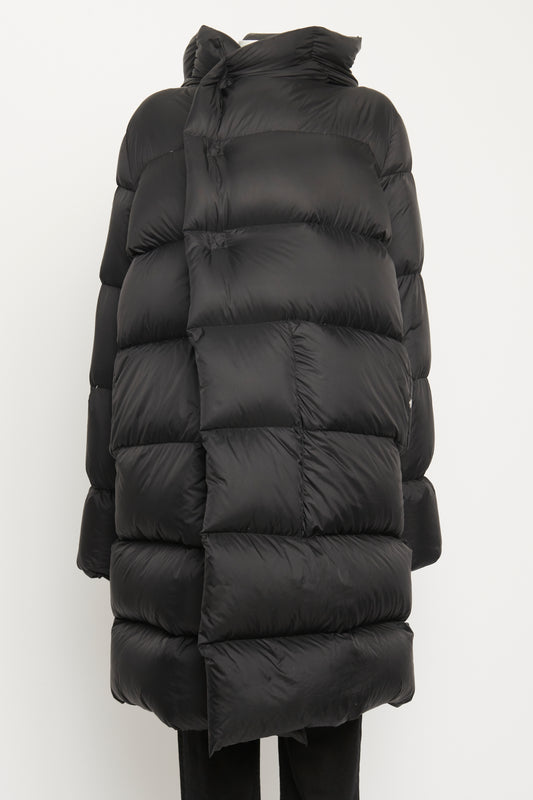 Quilted Down Preowned Hooded Jacket