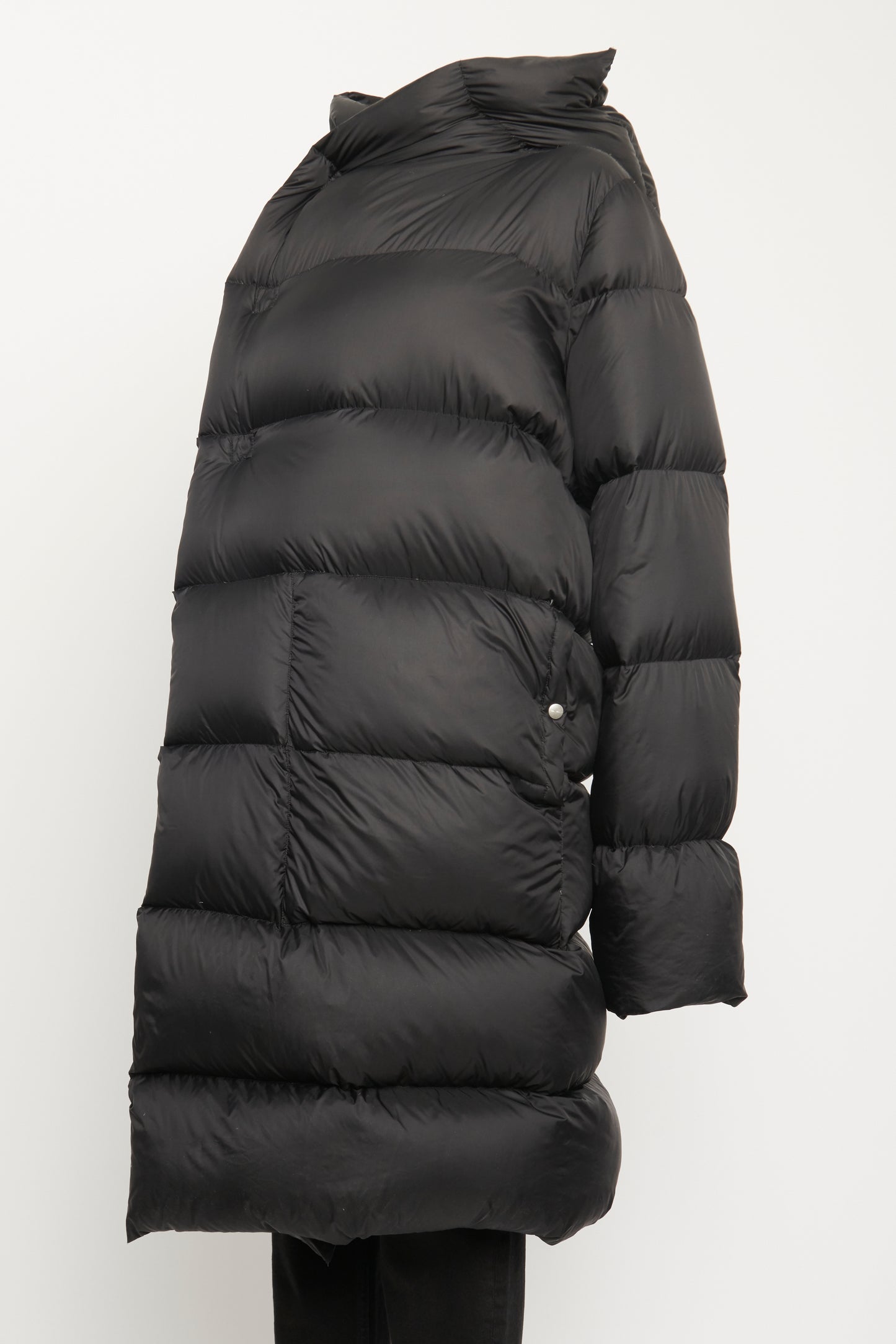 Quilted Down Preowned Hooded Jacket