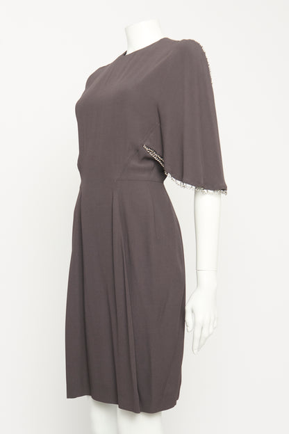 Slate Cut-out Chain Preowned Dress