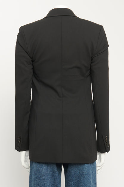 Black Single Breasted Preowned Evening Blazer