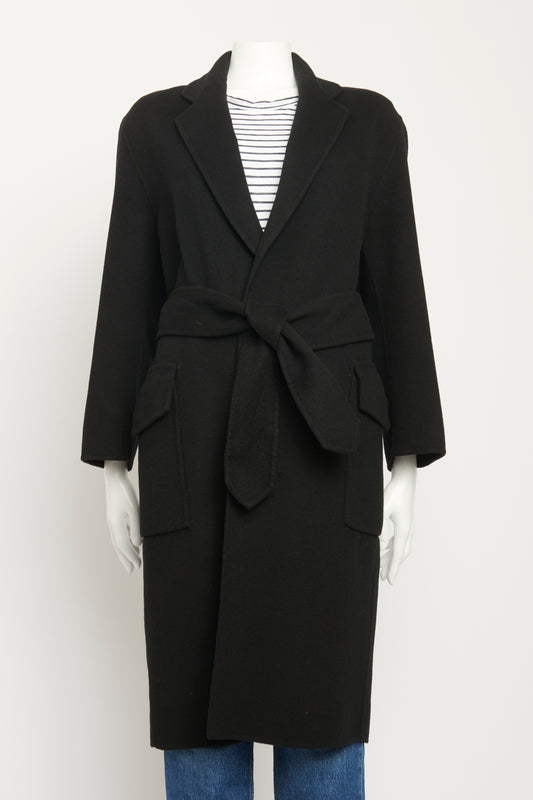 Black Robe Style Preowned Coat