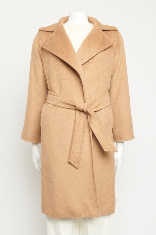 Camel Belted Preowned Coat