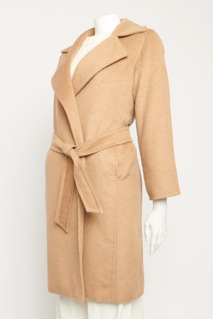 Camel Belted Preowned Coat