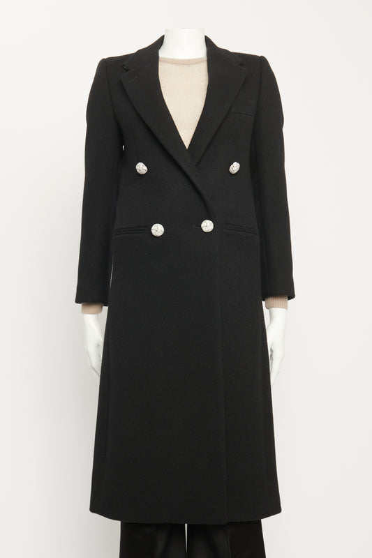 Black Wool Blazz Preowned Coat