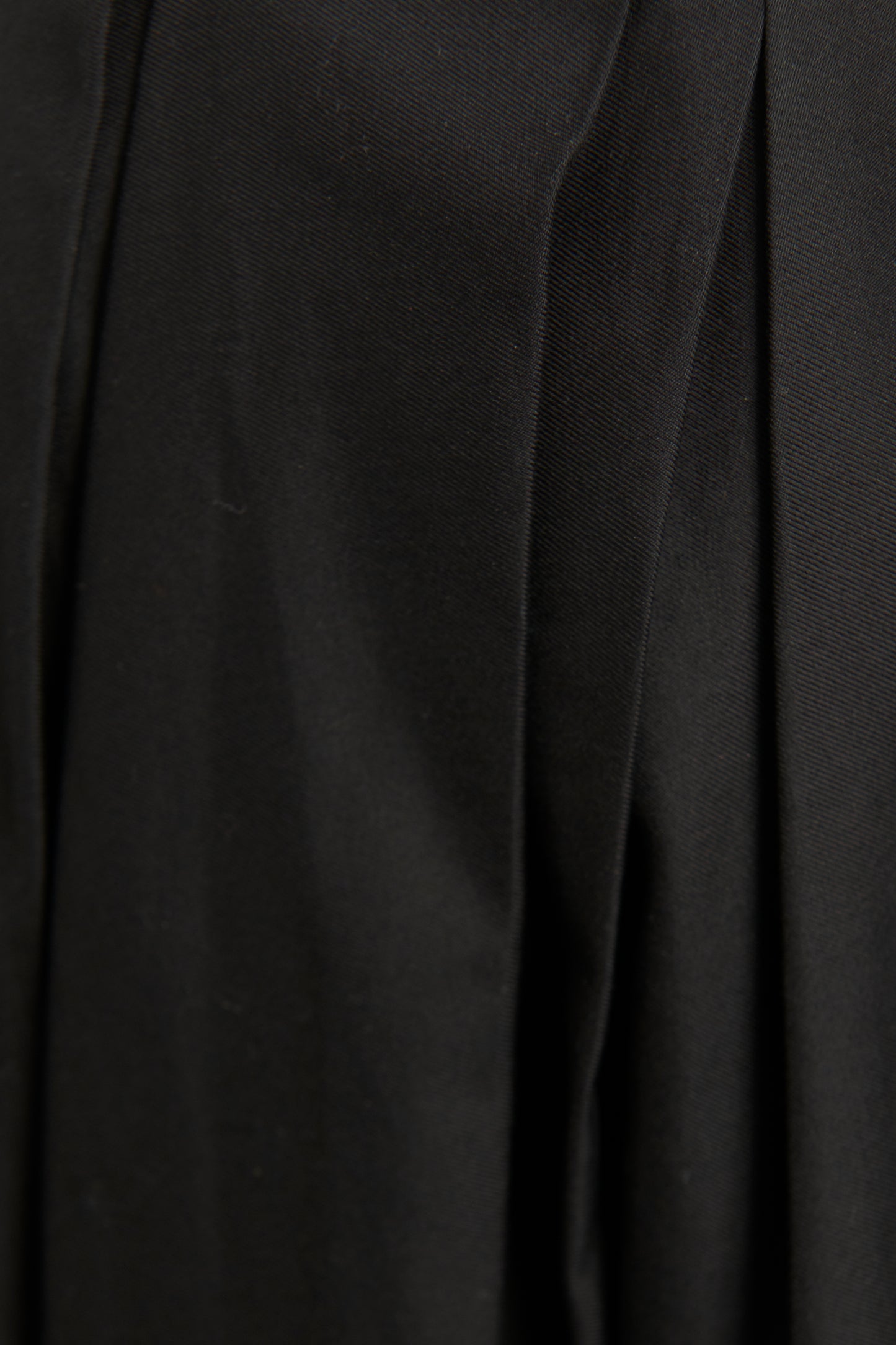 Black Cotton Meryl Full Preowned Skirt