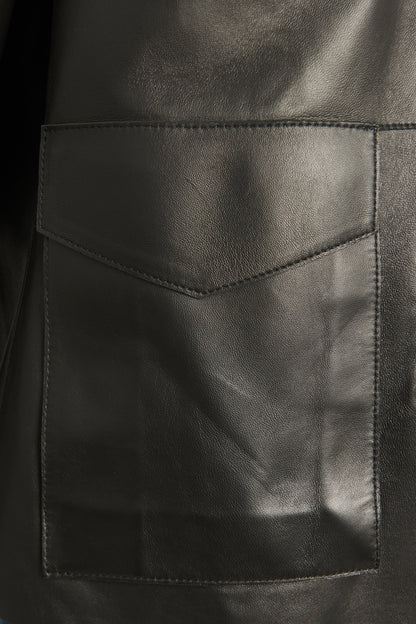 Avignon Black Leather Preowned Jacket