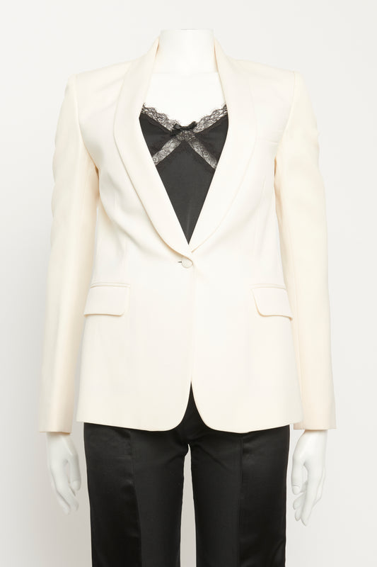 2011 Runway Wool Preowned Tuxedo Jacket