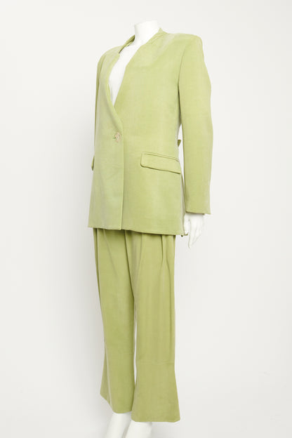 2018 Runway Olive Preowned Pantsuit