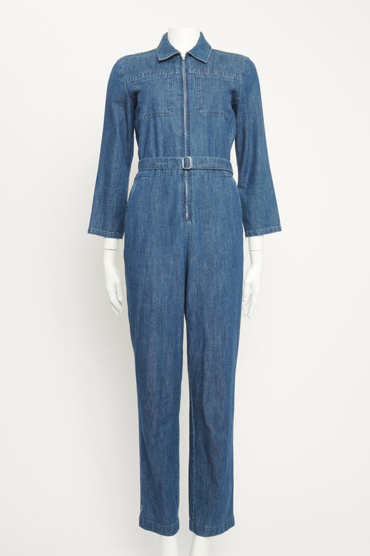 Indigo Denim Preowned Truck Jumpsuit