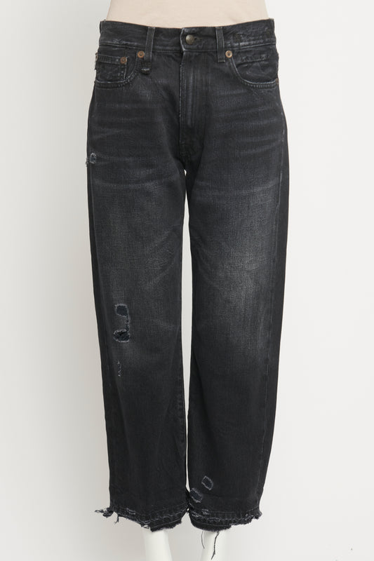 Jake Black Distressed Preowned Boyfriend Jeans