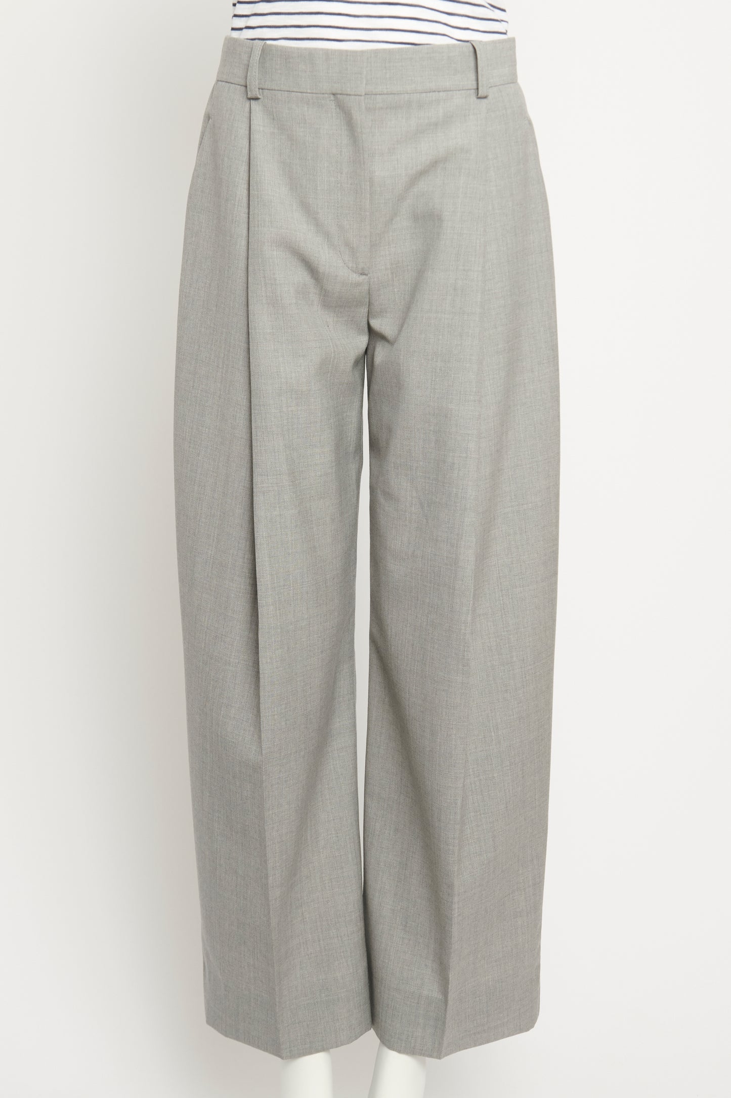 Marl Grey Slouch Preowned Slacks