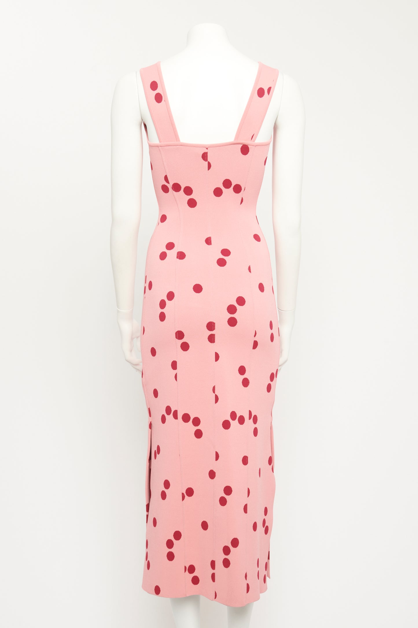 2020 Polka-dot Jacquard-knit Preowned Dress