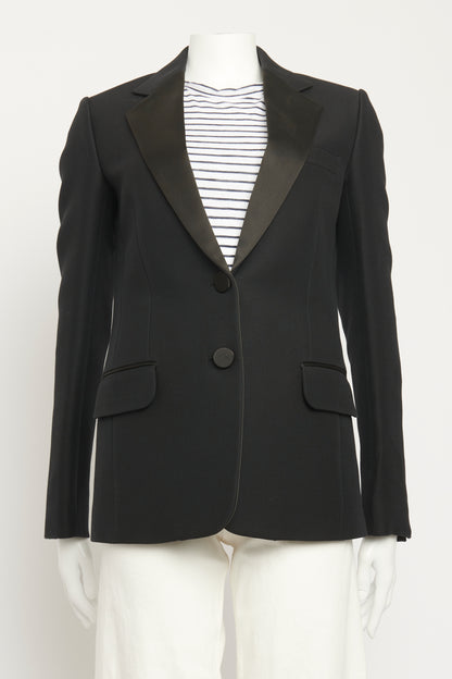 Wool blend Silk Lapel Preowned Tuxedo Jacket