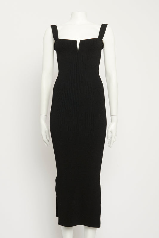 Black Freya V Back Preowned Dress