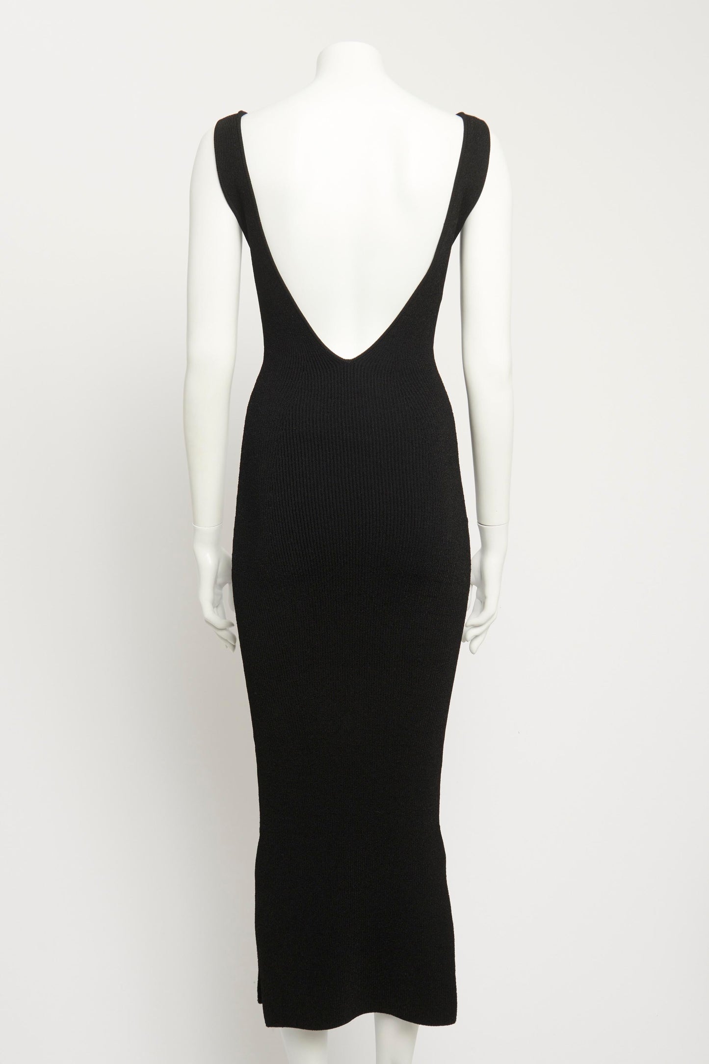 Black Freya V Back Preowned Dress