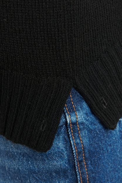 Black Cashmere Fine Knit Preowned Jumper