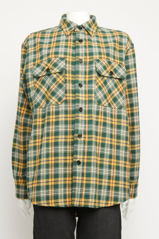 2023 Hedi Slimane Relaxed Check Preowned Shirt