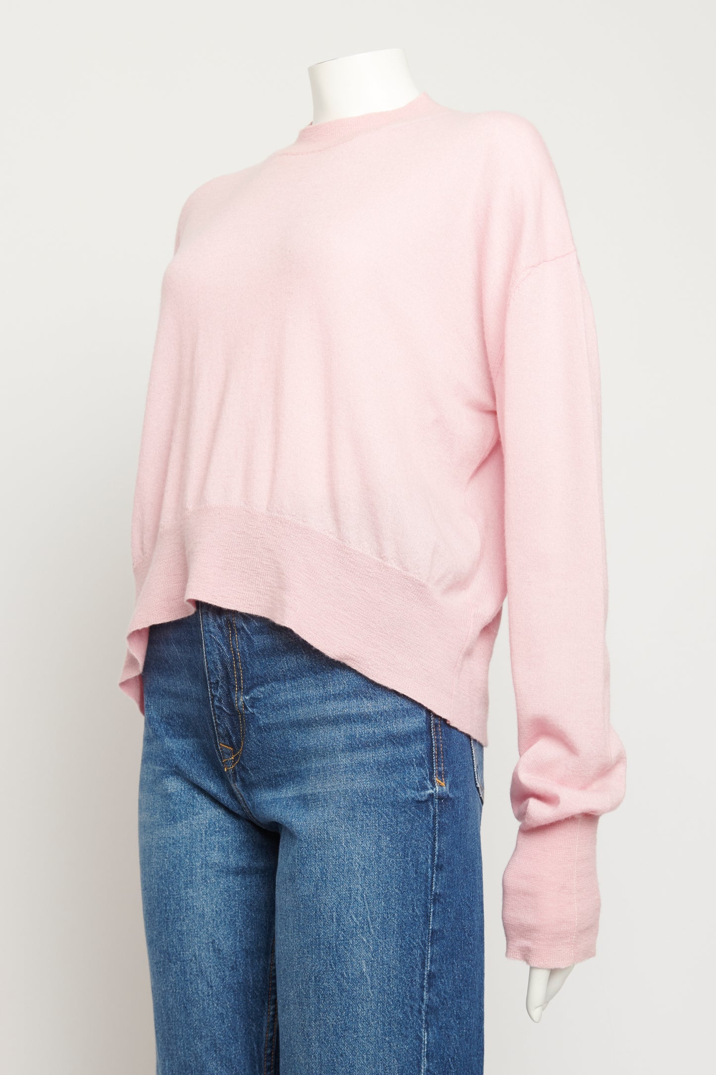 Blush Pink Cashmere Preowned High Neck