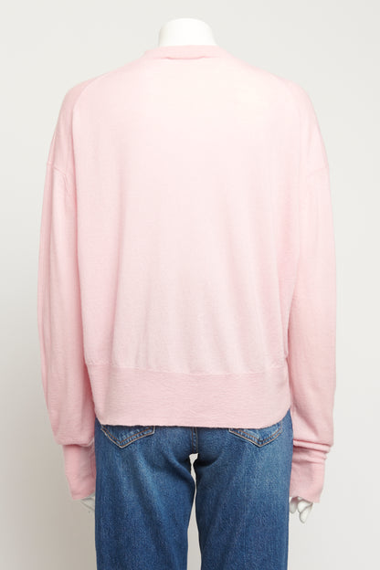 Blush Pink Cashmere Preowned High Neck