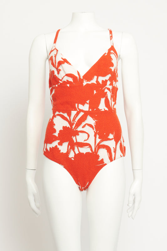 2001 Runway Iconic Print Preowned Bodysuit