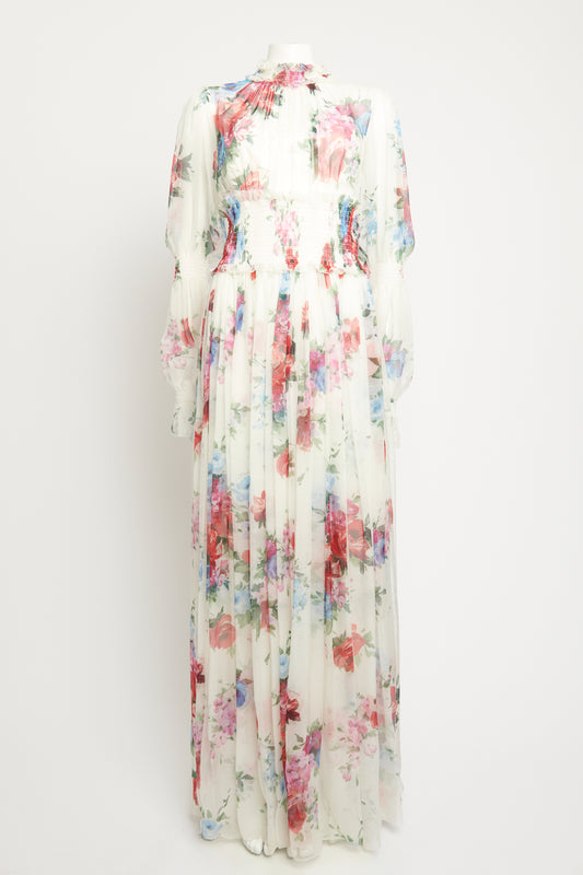 2017/18 Silk floral Preowned Maxi