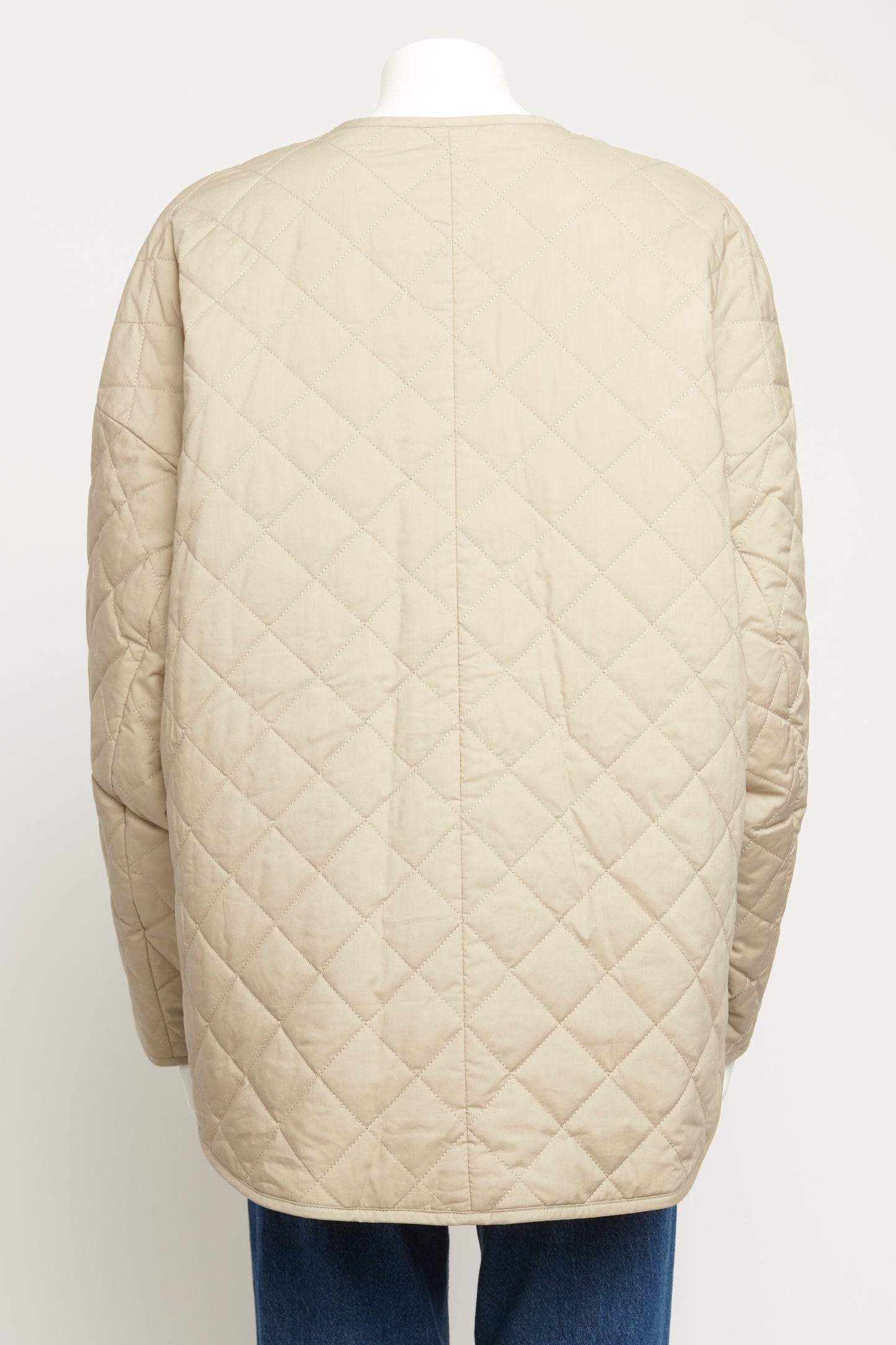 Taupe Quilted Preowned Jacket