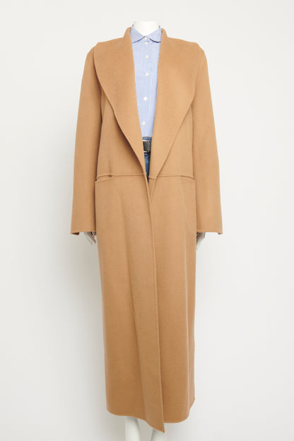 Wool Camel Preowned Robe Coat