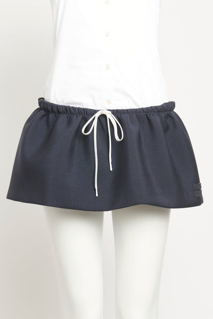 2024 Runway Low-rise Puffed Preowned Mini Skirt