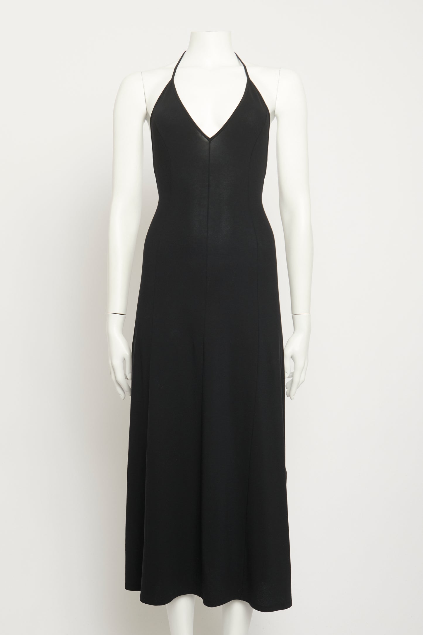 Black Raysha Halter Neck Preowned Dress