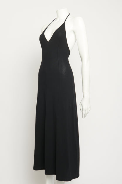 Black Raysha Halter Neck Preowned Dress