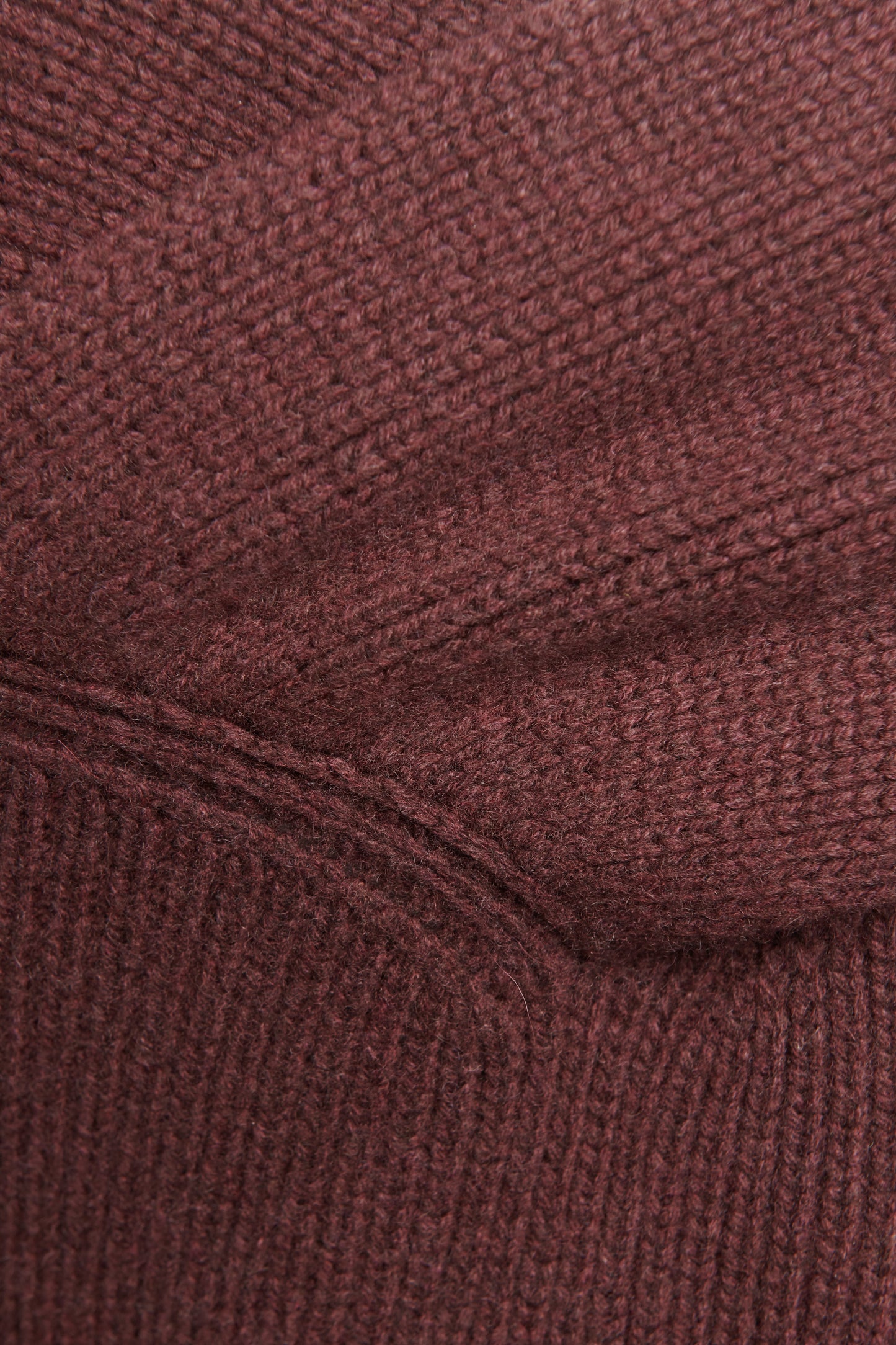 Burgundy Responsible-Cashmere Preowned Jumper